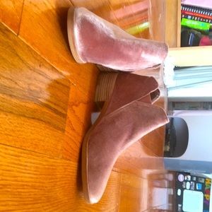Pink Velvet Dolce Vita shoes
